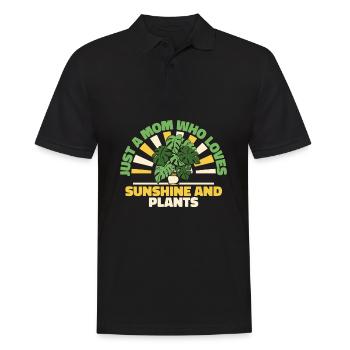 Hobbygärtner Garten Mutter Gärtnerische Mama - Männer Poloshirt - Schwarz - Vorne - Kai (181cm)
