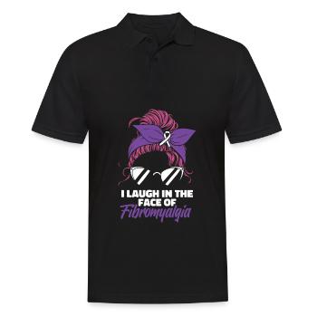 Fibromyalgie Rhumatisme Cool - Polo Homme - noir - Devant - Kai (181cm)