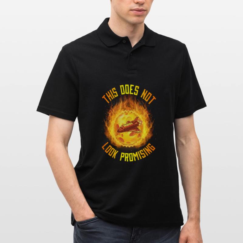 Space Space Astroid Space Colonization Men's Polo Shirt