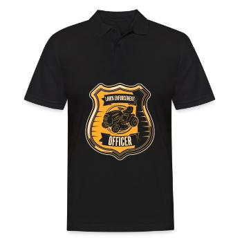 Hobbygärtner Garten Rasen Gärtnerischer Vater - Männer Poloshirt - Schwarz - Vorne - Kai (181cm)