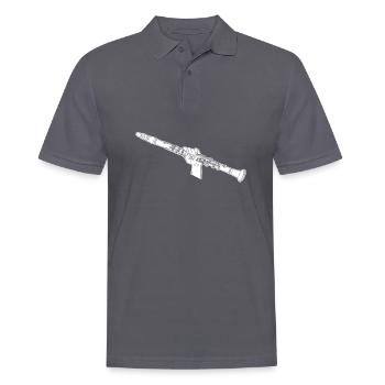 Clarinet marching band clarinet - Men's Polo Shirt - charcoal grey - Front - Nico (186cm)
