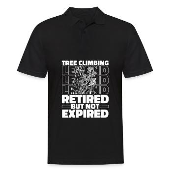 Arboriculteur Arboriculteur à la retraite - Polo Homme - noir - Devant - Kai (181cm)