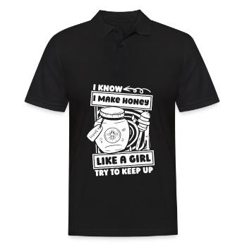 Beekeepers, beekeepers - Men's Polo Shirt - black - Front - Kai (181cm)