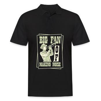 Fan Parade Brass Band Noise - Polo Homme - noir - Devant - Kai (181cm)