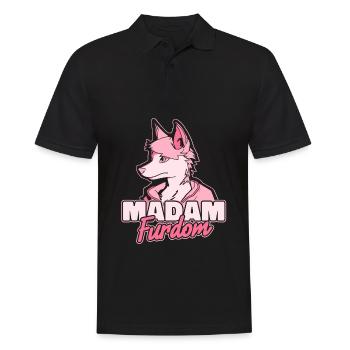 Furry Fandom Fursuits Lady - Polo Homme - noir - Devant - Kai (181cm)