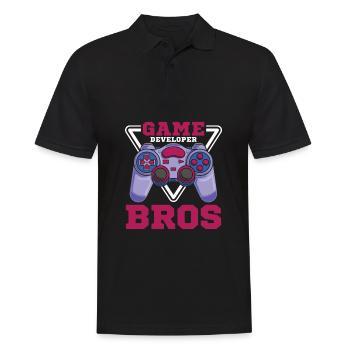Gamer Gaming Controller - Men's Polo Shirt - black - Front - Kai (181cm)