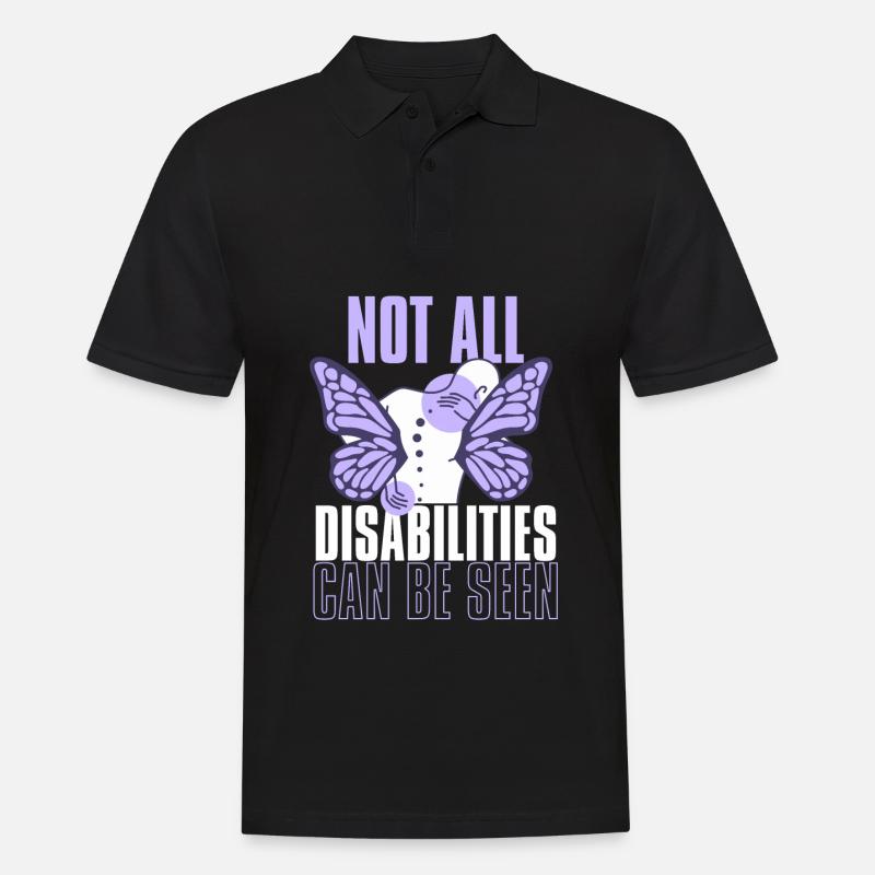 Fibromyalgie Rhumatisme - Polo Homme - noir