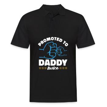 Twin Daddy Twins Daddy - Men's Polo Shirt - black - Front - Kai (181cm)