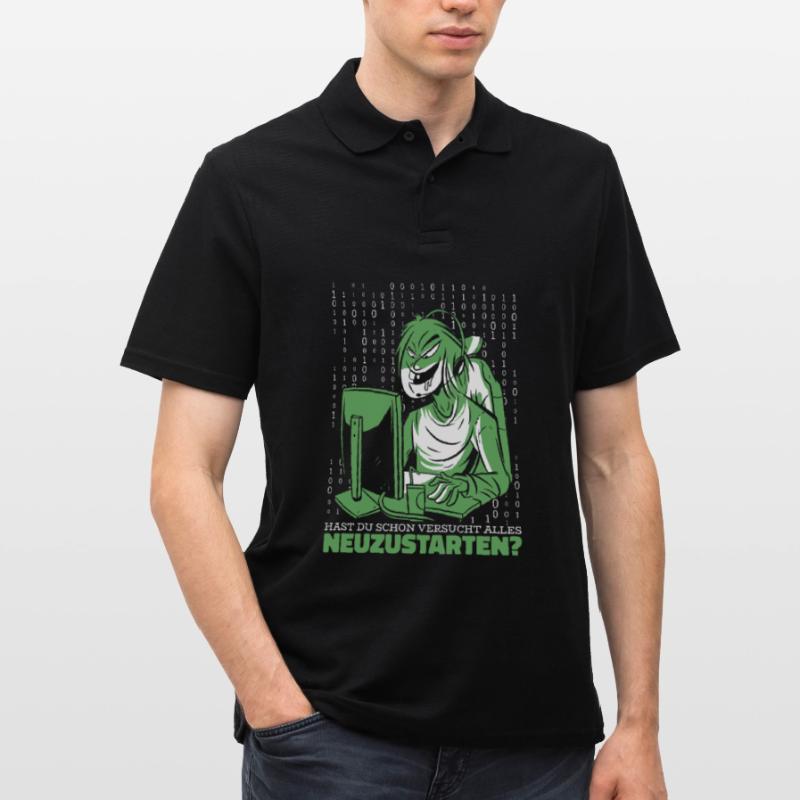 Entwickler Coder Programmierer Computer Männer Poloshirt