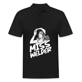 Serrurier soudeur - Polo Homme - noir - Devant - Kai (181cm)