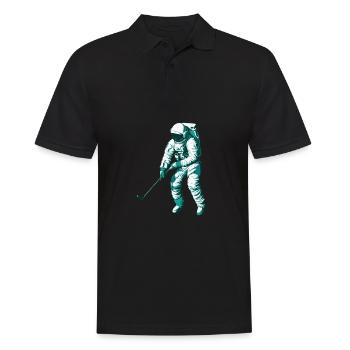 Golf Golfer Golfen - Männer Poloshirt - Schwarz - Vorne - Kai (181cm)