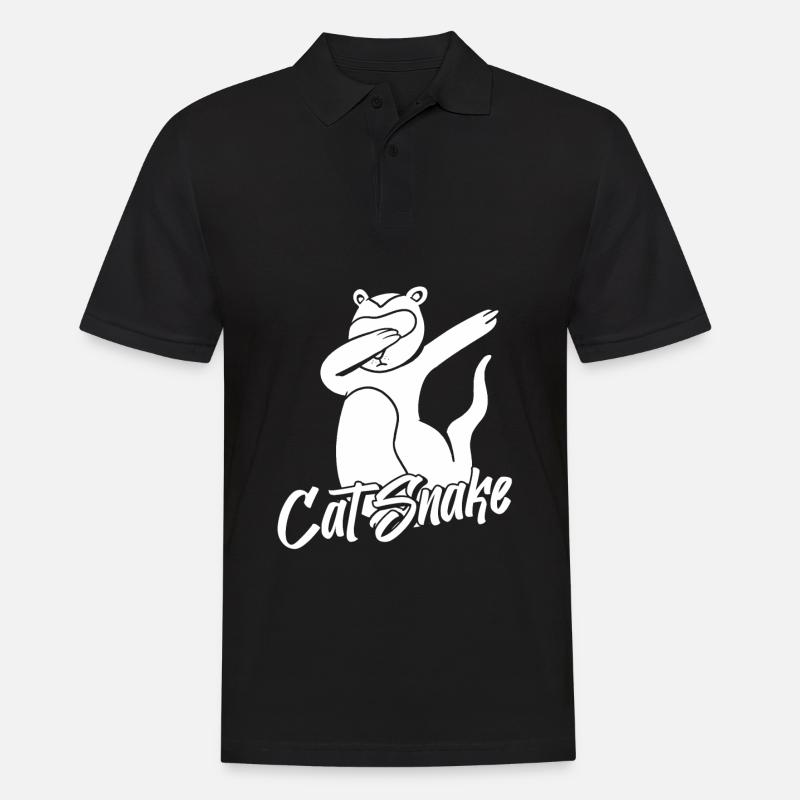 Frettchen Iltis - Männer Poloshirt - Schwarz