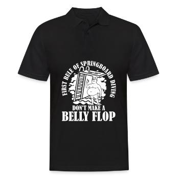 Plongeur Jumper Drôle - Polo Homme - noir - Devant - Kai (181cm)