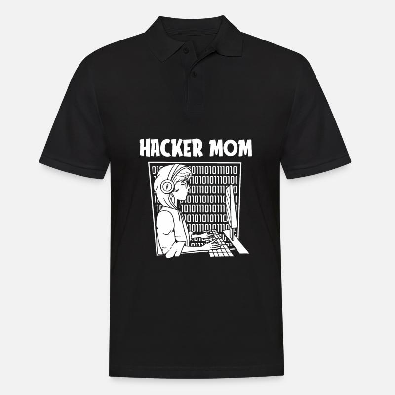 Entwickler Coder Programmierer - Männer Poloshirt - Schwarz