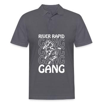Rafting en eau vive - Polo Homme - charbon - Devant - Nico (186cm)