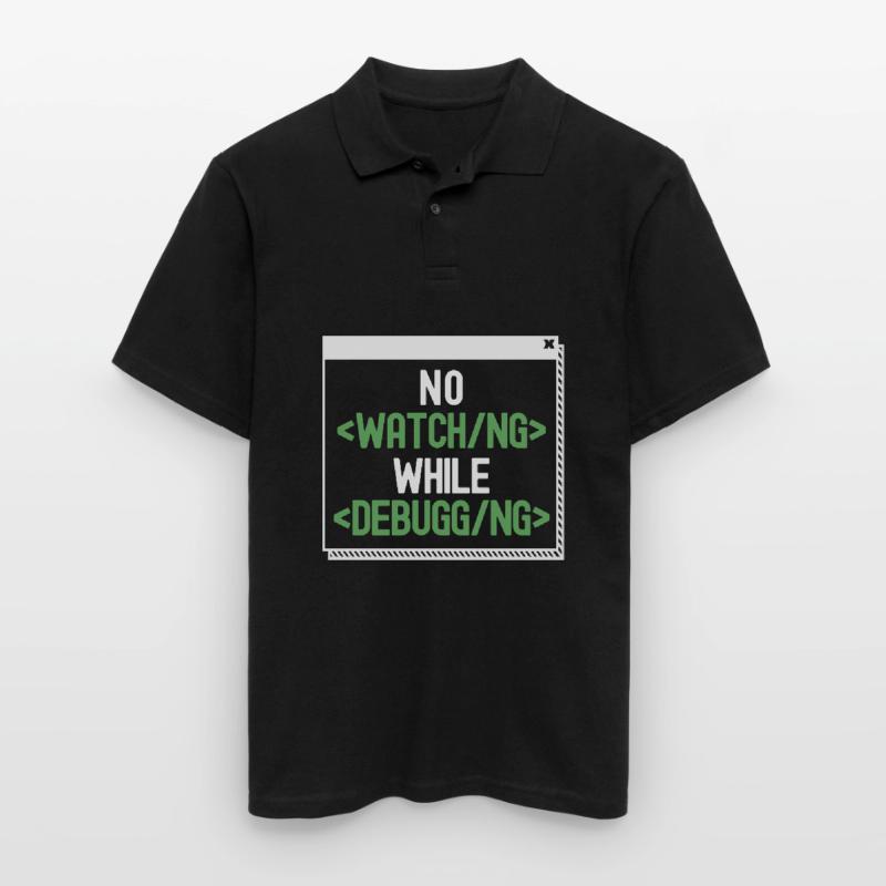 Entwickler Coder Programmierer Humor Männer Poloshirt