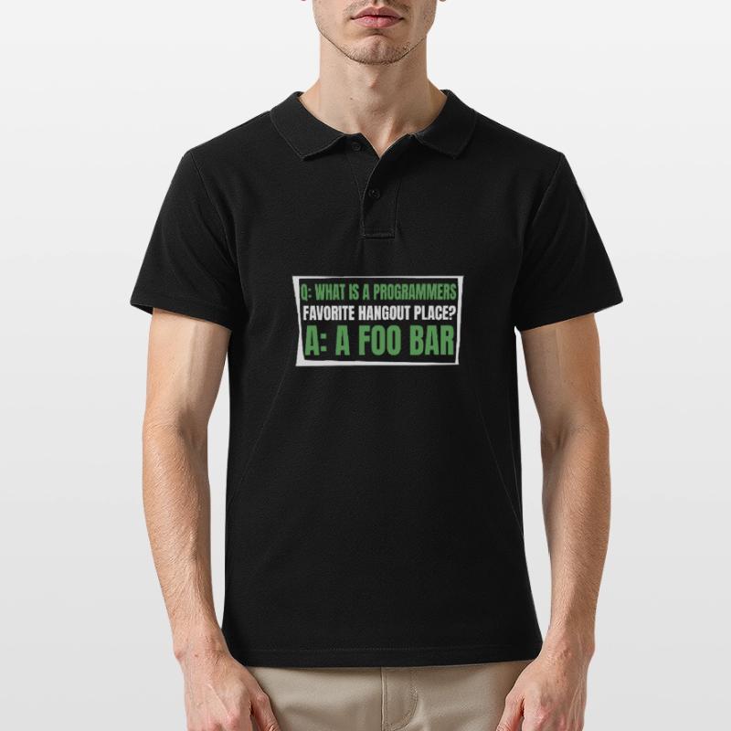 Developer Coder Programmer Funny Men's Polo Shirt