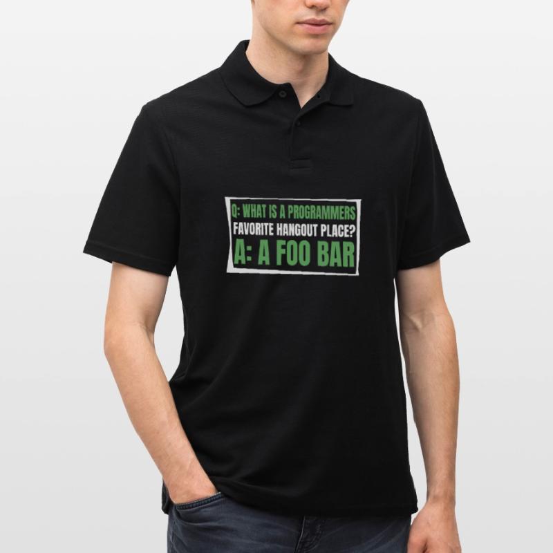 Developer Coder Programmer Funny Men's Polo Shirt
