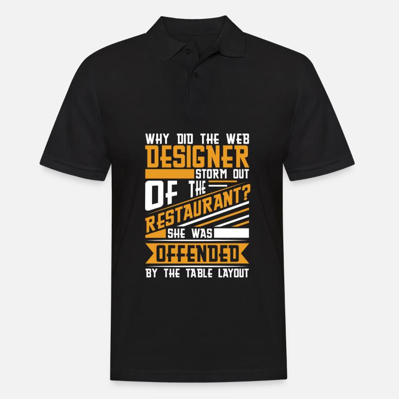Web Entwickler Webdeveloper Witzig - Männer Poloshirt - Schwarz