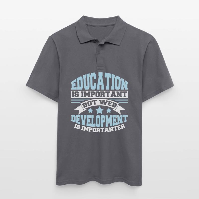 Web Developer Web Developer Funny Men's Polo Shirt
