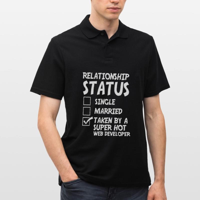 Web Developer Web Developer Funny Men's Polo Shirt
