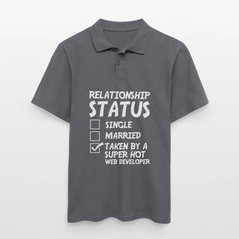 Web Developer Web Developer Funny Men's Polo Shirt