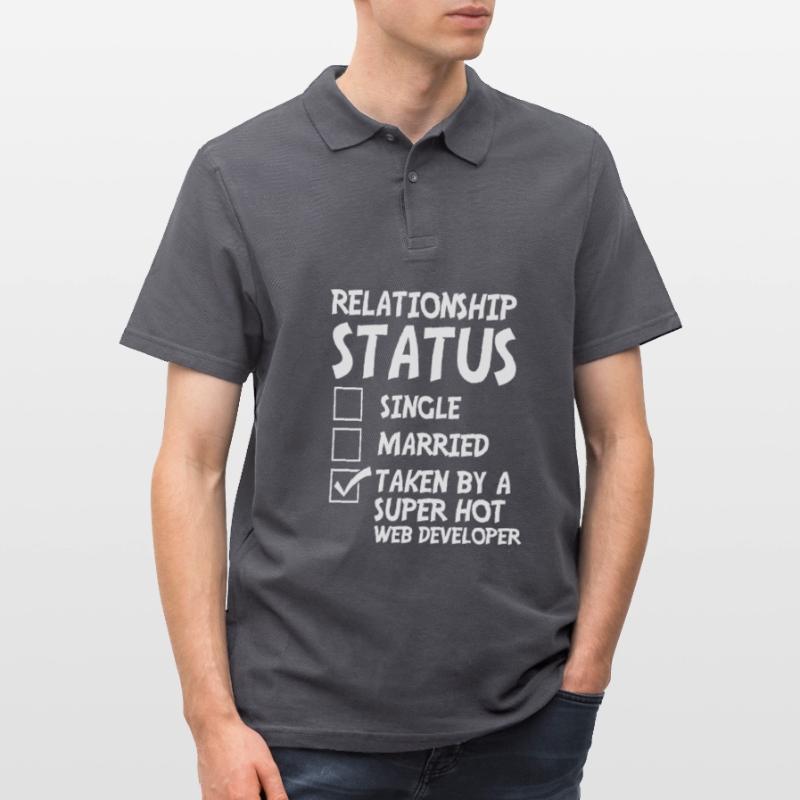 Web Developer Web Developer Funny Men's Polo Shirt