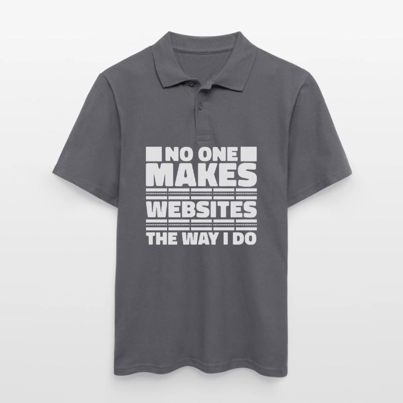 Web Developer Web Developer Funny Men's Polo Shirt