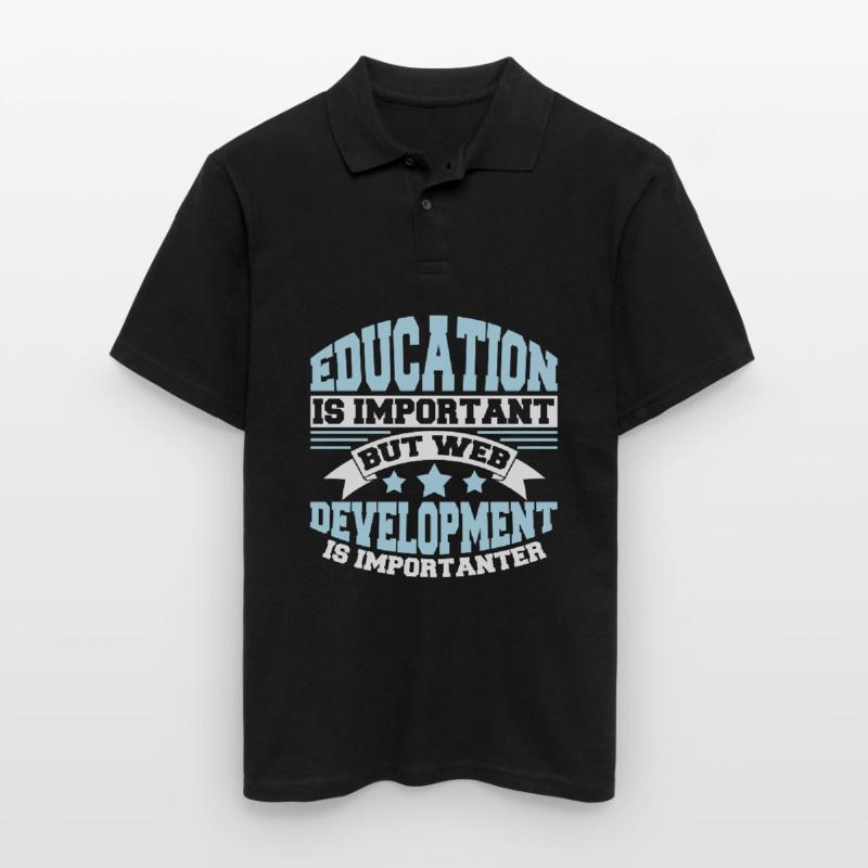 Web Developer Web Developer Funny Men's Polo Shirt