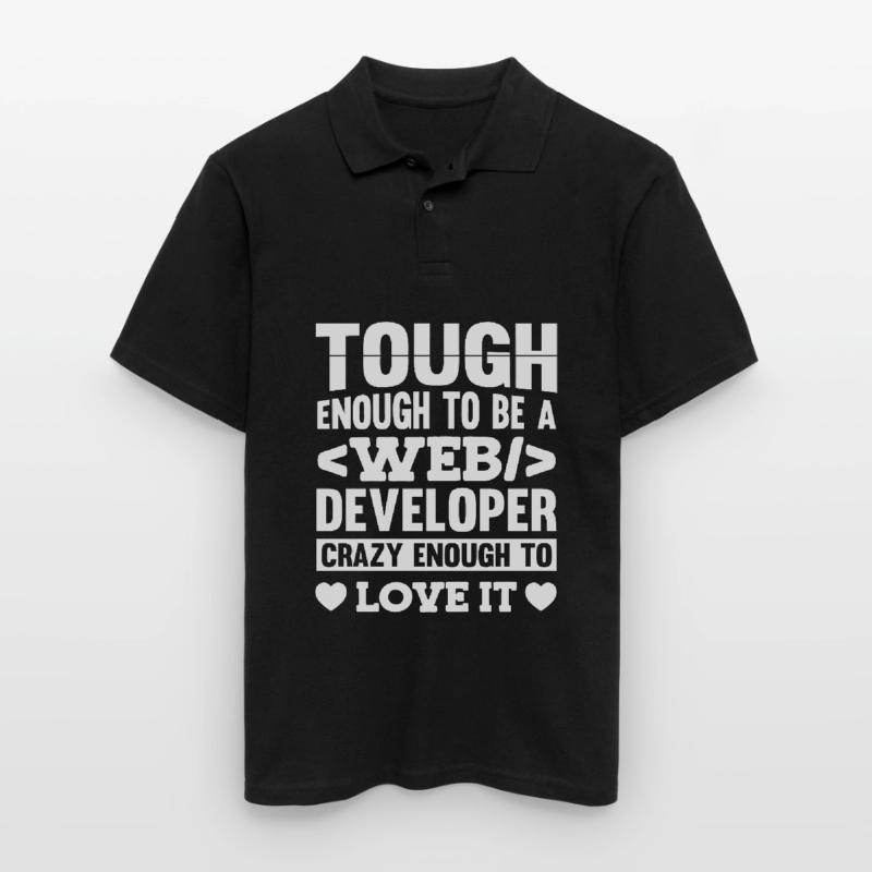 Web Developer Web Developer Men's Polo Shirt