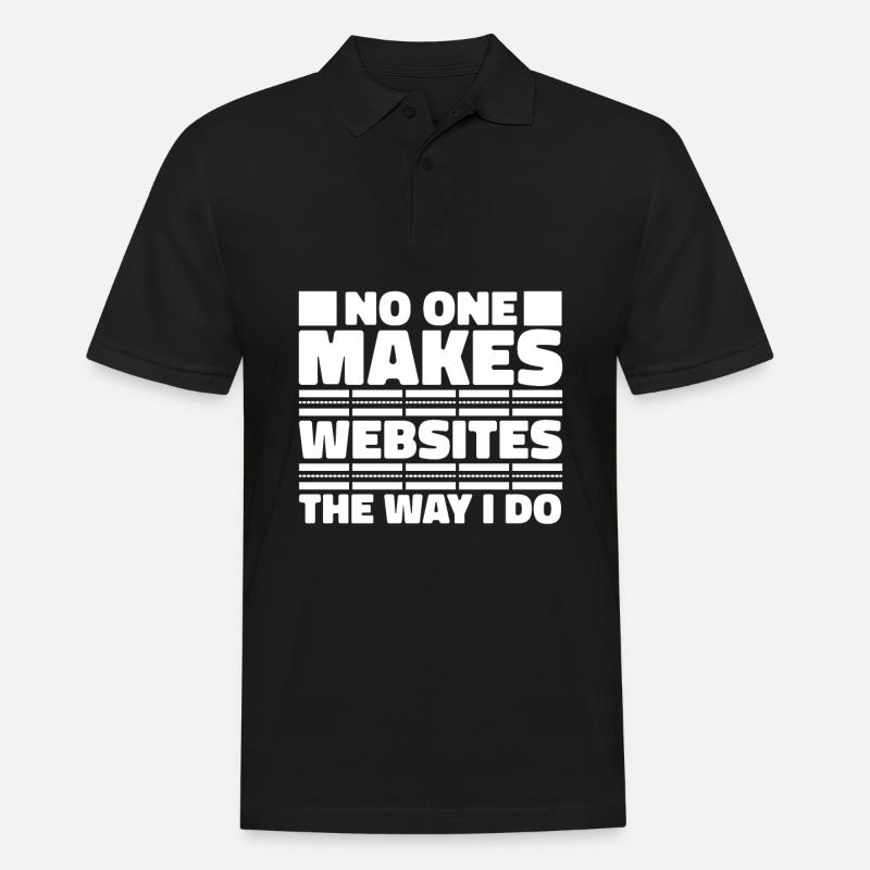 Web Developer Web Developer Funny - Men's Polo Shirt - black