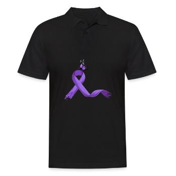 Fibromyalgie Rhumatisme mignon - Polo Homme - noir - Devant - Kai (181cm)
