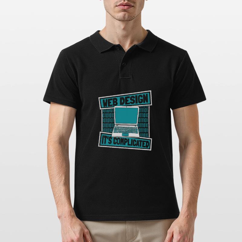 Web Developer Web Developer Funny Men's Polo Shirt