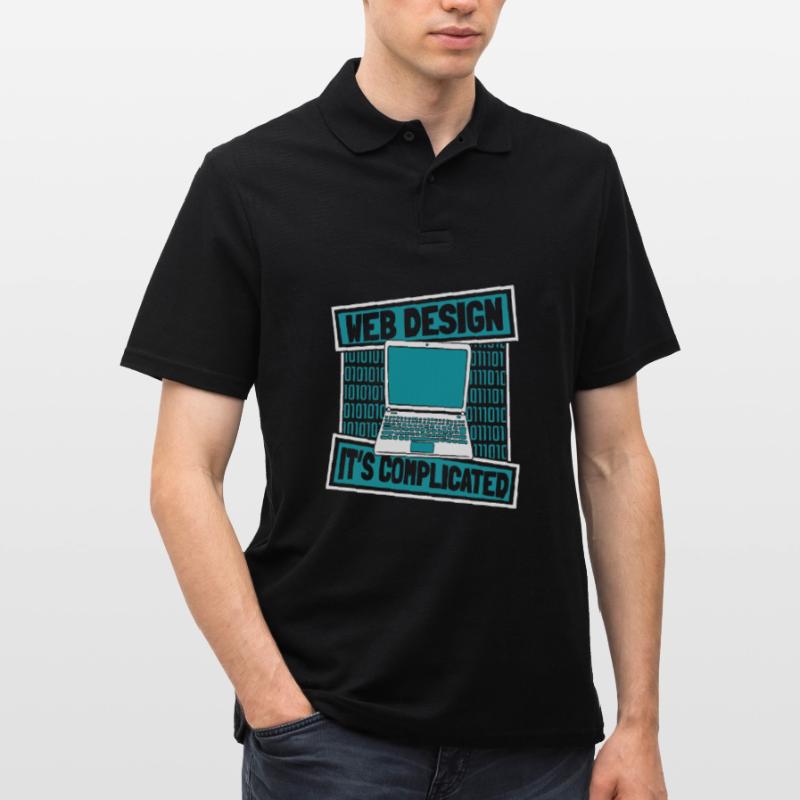 Web Developer Web Developer Funny Men's Polo Shirt