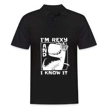 Dinosaure adulte dinosaure - Polo Homme - noir - Devant - Kai (181cm)