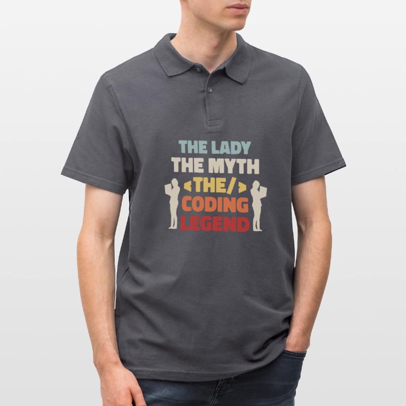 Developer Coder Programmer Dame Men's Polo Shirt