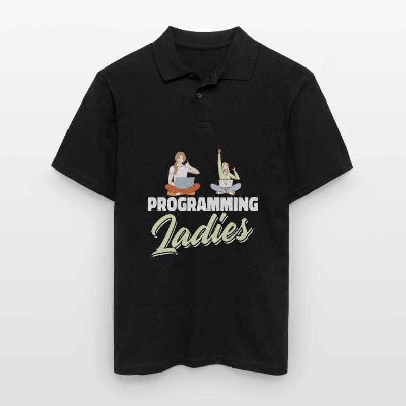 Developer Coder Programmer Dame Men's Polo Shirt