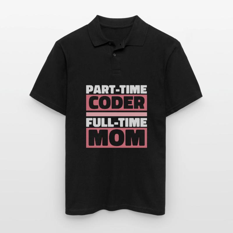 Développeur Coder Programmeur Mère Polo Homme