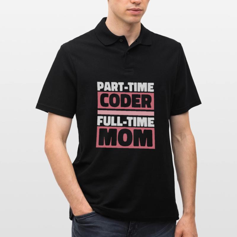 Développeur Coder Programmeur Mère Polo Homme