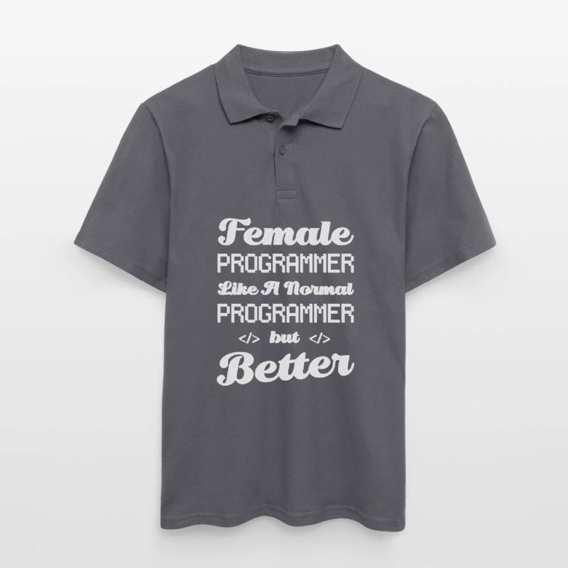 Developer Coder Programmer Programmer Men's Polo Shirt