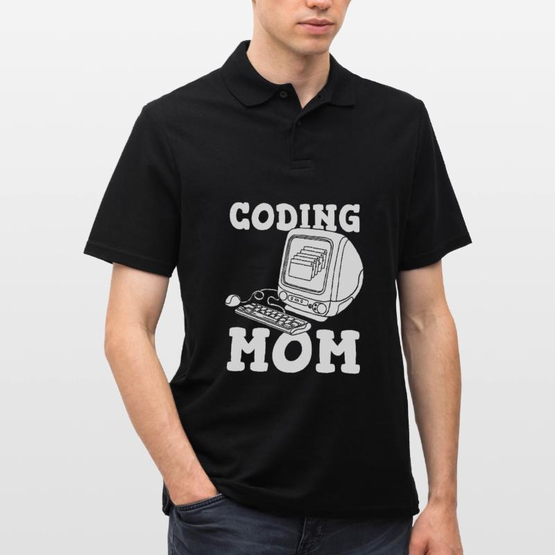 Developer Coder Programmer Mother Men's Polo Shirt
