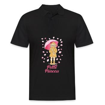 Roses Cute - Men's Polo Shirt - black - Front - Kai (181cm)