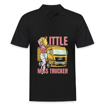 Chauffeur de camion Camionneur Chauffeur de camion - Polo Homme - noir - Devant - Kai (181cm)