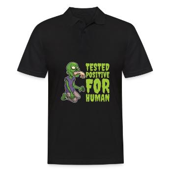 Zombie Halloween Cool - Polo Homme - noir - Devant - Kai (181cm)