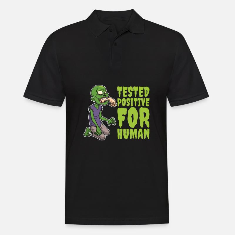Zombie Halloween Cool - Männer Poloshirt - Schwarz
