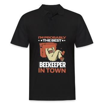 Beekeepers, beekeepers - Men's Polo Shirt - black - Front - Kai (181cm)
