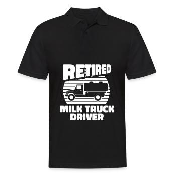 Cow Milk Milk Truck - Men's Polo Shirt - black - Front - Kai (181cm)