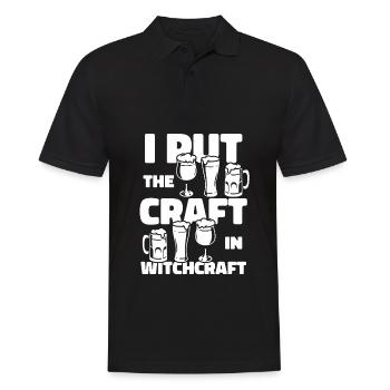 Craft Beer Bier Craftbier - Men's Polo Shirt - black - Front - Kai (181cm)