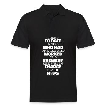 Craft Beer Bier Craftbier - Men's Polo Shirt - black - Front - Kai (181cm)