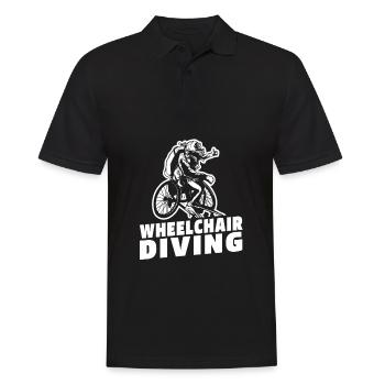 Diving Diver - Men's Polo Shirt - black - Front - Kai (181cm)
